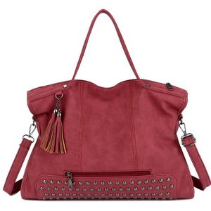 Feminina Vrouwelijke Hoge Capaciteit Kwastje Crossbody Bag Lady Alle Doeleinden Stijl Dagelijkse Winkelen Handtas Vrouwen Vintage