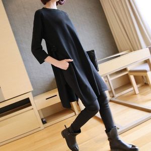 Deat Snelle Levering Volwassen Elegante Trui Vrouwen Knit Vintage Alle Kleuren Availab Side Lace-Up Slim Losse Trui 19M-a278