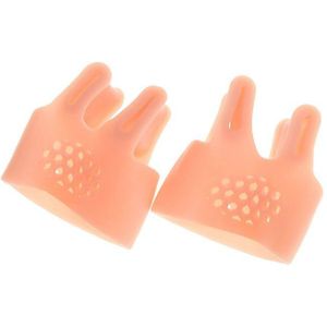 1 Paar Teenseparators Spacer Stijltang Duim Vinger Apparaat Pad Teen Pad Duim Valgus Corrector Protector Relief Voet Bunion