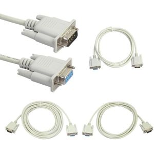 1.5M 3M 5M Seriële RS232 9-Pin Man-vrouw DB9 9-Pin PC converter Uitbreiding Transfer Kabel Uitbreiding Draad voor computer