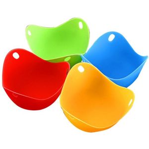 4 Stks/set Siliconen Ei Stroper Stroperij Egg Mold Kom Ringen Cooker Boiler Keuken Koken Accessoires Pannenkoek Maker