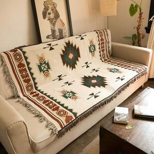 Lism Bohemian Katoen Linnen Deken Mandala Geometrie Sofa Deken Bed Thuis Decoratie Plaid Opknoping Deken