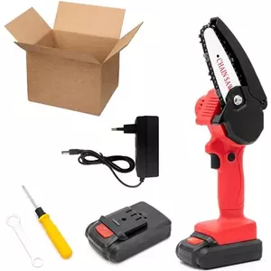 Mini-kettingzaag, 6 inch Elektrische accu Handkettingzaag, 36 V, 550 W, borstelloze kettingzaag, voor tuinboom, lithiumbatterijen voor houtsnijden, fruitsnijden en houtinslag