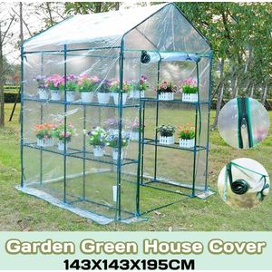 Waterdichte Planten Cover Draagbare Pvc Kas Cover Tuin Planten Bloem Huis Corrosiebestendig Duurzaam Zonder Ijzer Stand