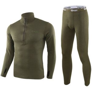 Winter Thermisch Ondergoed Sets Mannen Sneldrogend Anti-Microbiële Stretch Thermo Compressie Fleece Zweet Fitness Warme Lange Onderbroek