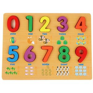 Digitale alfabet Hand Grab board puzzel blokken houten Speelgoed kinderen vroeg les wijsheid 1-3-6 jaar oude