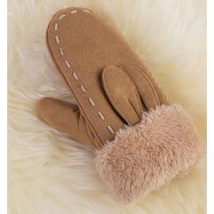 REALBY Leuke Ribbit Kinderen Kids Handschoenen Mitten Meisje Winter Warme Vingers Stretch Handschoenen voor 9-12 Kerstcadeau