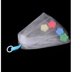 1Pc Schuimende Netto Facial Body Reiniging Zeep Schuimende Netto Bubble Helper Mesh Cleanser Bad Wassen Accessoires
