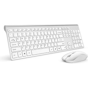Draadloze Toetsenbord En Muis Combinatie 2.4G Met Usb Interface, Stille Toetsenbord Is Geschikt Voor Laptop Tv Kantoor