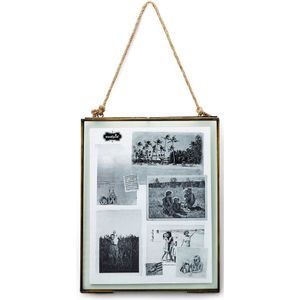 Glas Metalen Opknoping Frame Foto Fotolijsten Voor Bureau Muur Home Decor Kantoor Winkel Ornament