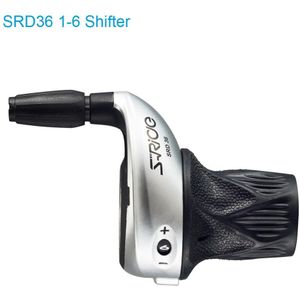 S-Rit MTB Shifter Fiets 3x6 Speed Twist Links/Rechts Twist Grip Gear Shifters Lente Shifting compatibel voor Shimano SL-RS25