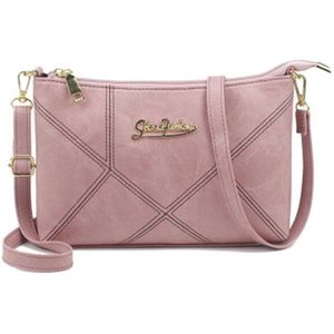 SMOOZA Retro Vrouwen Handtassen Vrouwelijke Schouder Crossbody Tassen Dames Kunstleer Kleine Streep Messenger Envelop Tassen