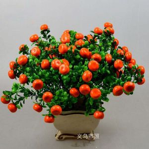 2 Bundle/Veel Kunstmatige Fruit Bloem Simulatie Plastic Plant Voor Wedding Bloemen Decor Chrimas Party Huis Tuin Decoratie