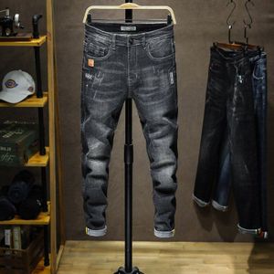 Herfst Zwarte Jeans Smart Casual Stretch Slim Fit Mannen Denim Broek Brand Jeans Mannelijke Denim Broek Comfortabel, 850