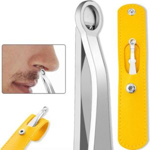 Rvs Neus Wenkbrauw Haar Trimmen Pincet Ronde Tip Verwijdering Trimmen