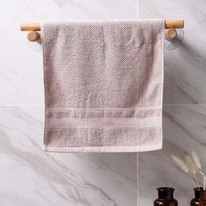 1Pc Handdoekenrek Eenvoudige Houten Creatieve Duurzaam Enkele Bar Handdoekenrek Handdoek Bar Handdoek Hanger Voor Keuken Badkamer