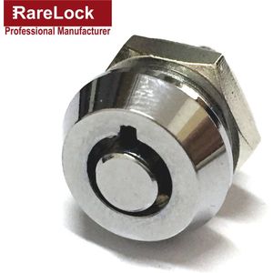 Rarelock Push Lock Kabinet Sloten met Buisvormige Toetsen voor Sieraden Doos Apparatuur Lade Licht-box DIY Meubels Hardware f
