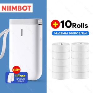 Niimbot D11/ D110 Sticker Printer Maker Prijs Mini Draagbare Thermische Label Printer Draadloze Printer Machine Met Label Papierrol