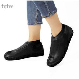 Dophee 1 Paar M Waterdicht Protector Schoenen Boot Cover Unisex Regen Overschoenen Anti-Slip Regen Schoenen Gevallen Siliconen schoen Cover