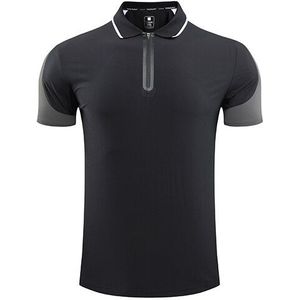 Polo Personal Trainer Uniform Custom Rits Sneldrogende Business Revers Shirt Man