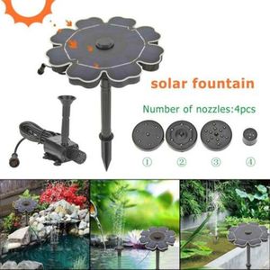 Grond Solar Fontein Pomp Waterdicht Zonnepaneel Met Dompelpomp Voor Outdoor Vogel Bad Tuin Fontein Decoratie