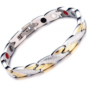 Mannen Vrouwen Twisted Armband Gezonde Magnetische Therapie Artritis Pijn Polsband JS88