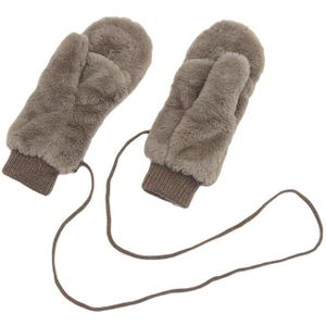 1 Paar Effen Kleur Winter Handschoenen Voor Vrouwen Dames Meisjes Dikke Warme Outdoor Handschoenen Wanten Vrouwelijke Plus Pluche wanten