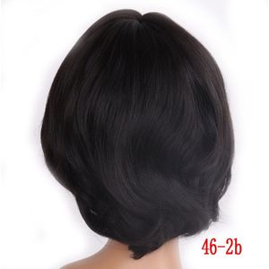 MERISI HAAR Zwarte Kleur Korte Pixie Cut Stijl Pruiken Voor Zwarte Vrouwen 3 Kleuren Beschikbaar Synthetisch Haar Vrouwelijke Dagelijkse Warmte slip