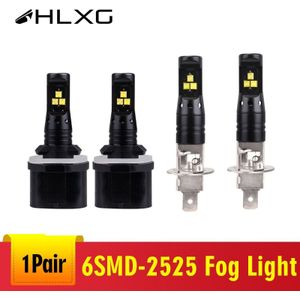 H3 881 H27 Smd Led Mistlampen Driving Tail Lamp Drl Parking Draaien Daytimg Running Light Bulb Nebbia Lamp Wit 12V - 24V 2 Stuks