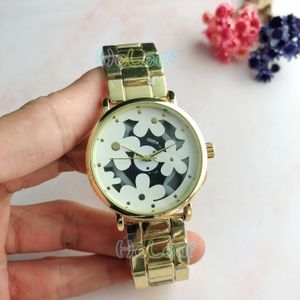 Luxe Patroon Dames Horloges Lady Zilver Goud Volledige Staal Quartz Horloge Vrouwelijke Klok Montre Femme Relogio Feminino