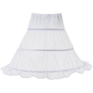 Formele 3 Hoops Kinderen Kid Rok Petticoat Crinoline Onderrok Bruiloft Accessoires Voor Meisjes Baljurk Elastische Taille