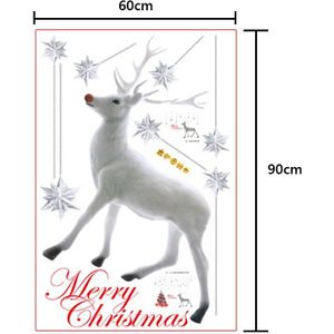 Venster Sticker Christmas Merry Christmas Decoratie Voor Thuis Ornamenten Guirlande Jaar Home Office Decor