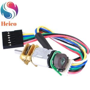 N20 DC Geared Motor 3 V-12 V Mini Micro Volledige Metalen Reducer Motor Met Hall Encoder Snelheid voor DIY Robot Smart Car Kit