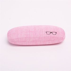 Bril Case Hard Shell Linnen Stoffen Eyewear Cases Cover Beschermende Voor Mannen Vrouwen Zonnebril Eyeglasse