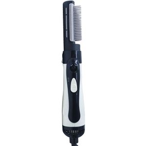 Professionele 2 In 1 Föhn Warme Lucht Kam Stijltang Curler Brush Kam Krultang Roll Styler Brush Haar styling Tool