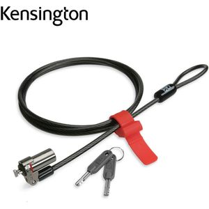 Kensington Originele Ultra-Dunne Ingetoetst Laptop Lock Hoogste Beveiligingsniveau Met 1.5M Stalen Kabel Anti-Diefstal Voor ultrabook K64590