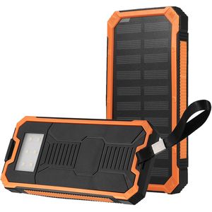 Solar Power Bank Case Snel Opladen Dual Usb Polar Mobiele Power Bank Case Diy Kit 20000Mah Batterij Niet Inbegrepen