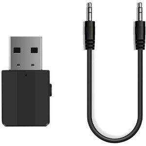 2 In1 Bluetooth 5.0 Audio Ontvanger Zender Draadloze Adapter Mini 3.5Mm Aux Stereo Bluetooth Zender Voor Tv Pc Auto dubbele