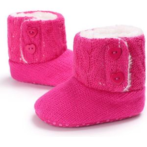 Anti Slip Zachte Zool Gebreide Laarzen Voor Baby Meisje