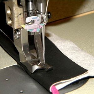 Industriële naaimachine onderdelen synchro auto Uitgebreide voeden dikke materiaal lederen druk touw druk voet