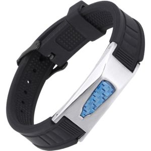 Uswel Titanium Magnetische Armband 7 In 1 Mannen Vrouwen Unisex Siliconen Bio Energie Armband Gezondheid Emf Bescherming Magneet Armbanden