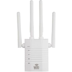 2.4/5G Draadloze Wifi Repeater 1200Mbps Ap Router Dual-Band Wifi Range Extender Routers Thuis Netwerk signaal Versterker 4 Antennes