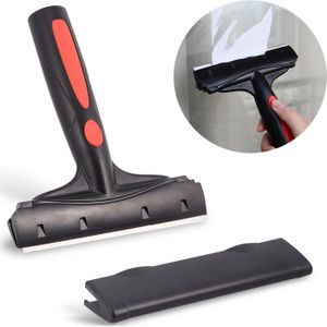 EHDIS 6 inch Carbon Fiber Vinyl Auto Wrap Stickers Behandeld Schoon Schraper met Roestvrij Blade Window Squeegee Film Lijm Remover