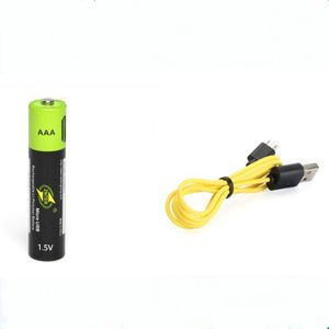 ZNTER 1.5 V AAA oplaadbare batterij 600 mAh USB oplaadbare lithium-polymeer batterij snel opladen via Micro USB kabel