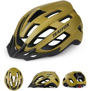 Adult Fietshelm Lichtgewicht Verstelbare Helm Mountain Racefiets Helm Met Afneembare Zonneklep Quick-Release Unisex