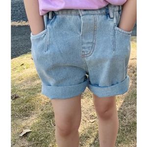 Meisjes Denim Shorts Zomer 2022 Koreaanse Buitenlandse Stijl Kinderen Bovenkleding Dunne Jongens Broek