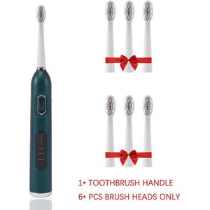 Boyakang Ultrasone Elektrische Tandenborstel 3 Modes Intelligente Herinnering IPX7 Waterdicht Dupont Haren Draadloos Opladen