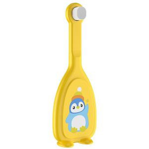 2022 Kinderen Zuigeling Tandenborstel U Silicon Tandenborstel Mond-Cleaning Handleiding Cartoon Patroon Hand-Held Versie 2-12T