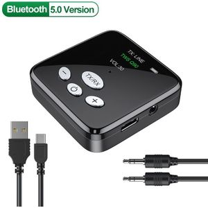 Essager Bluetooth Zender Ontvanger 3.5Mm Jack Bluetooth 5.0 Aux Audio Draadloze Adapter Voor Pc Tv Hoofdtelefoon Auto Computer