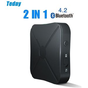 2 In 1 Draadloze Bluetooth 4.2 Adapter Tv Auto Luidspreker Computer Audio Rca 3.5Mm Aux Kabel Bluetooth 4.2 zender Ontvanger